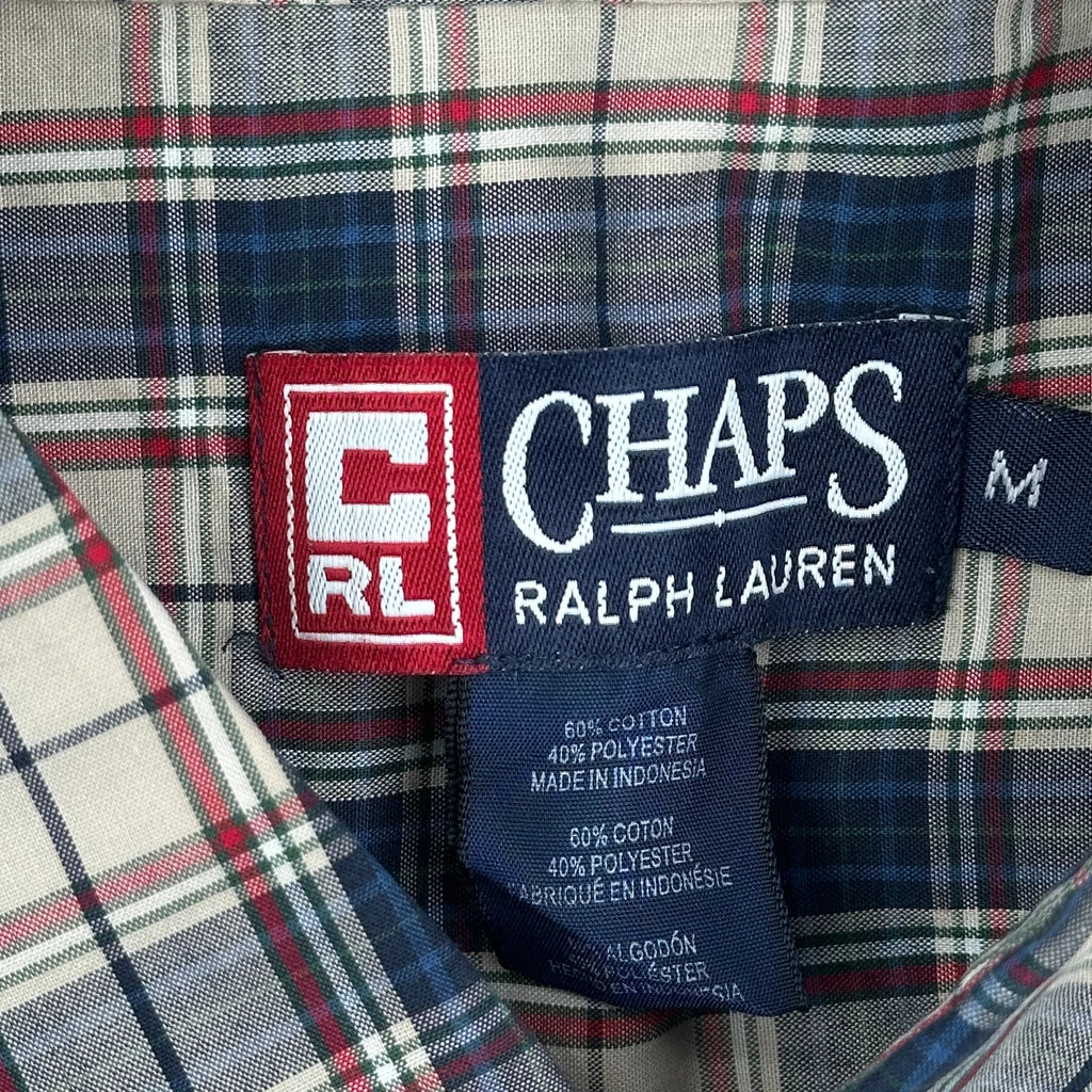 Chaps Ralph Lauren Checked Shirt - Medium Multicoloured Cotton Blend - Image 3