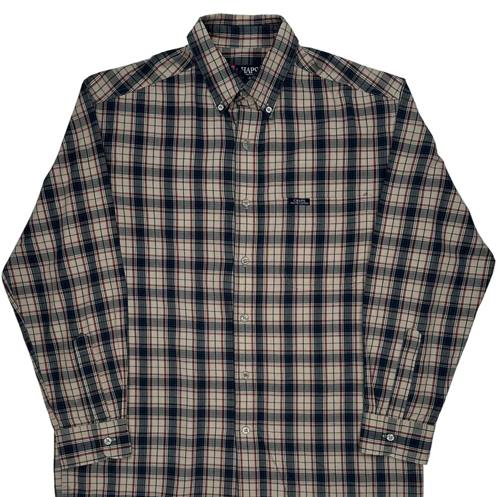 Chaps Ralph Lauren Checked Shirt - Medium Multicoloured Cotton Blend - Image 5