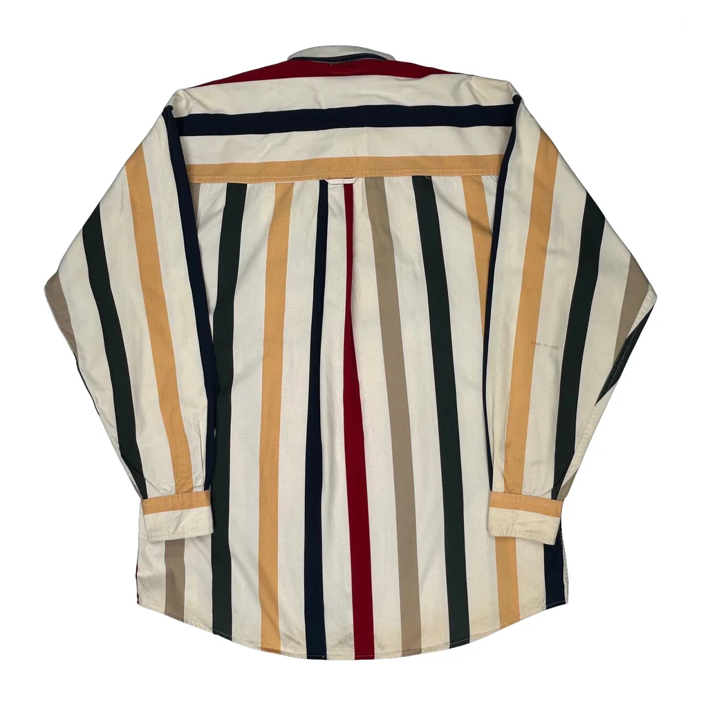 Chaps Ralph Lauren Striped Shirt - XL Multicoloured Cotton - Image 2