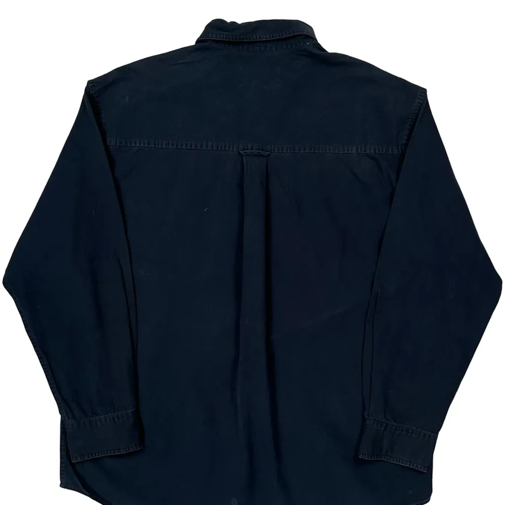 Chaps Ralph Lauren Shirt - Large Navy Cotton - Image 6