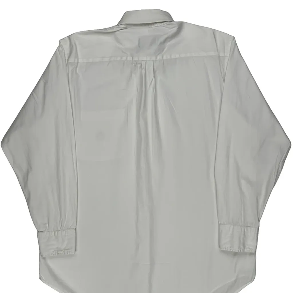 Chaps Ralph Lauren Shirt - Large White Cotton - Image 7