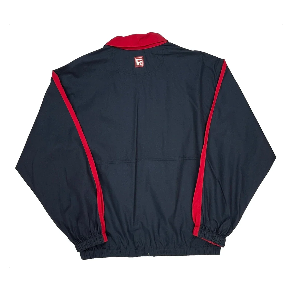 Chaps Ralph Lauren Windbreaker - Large Red Polyester - Image 2