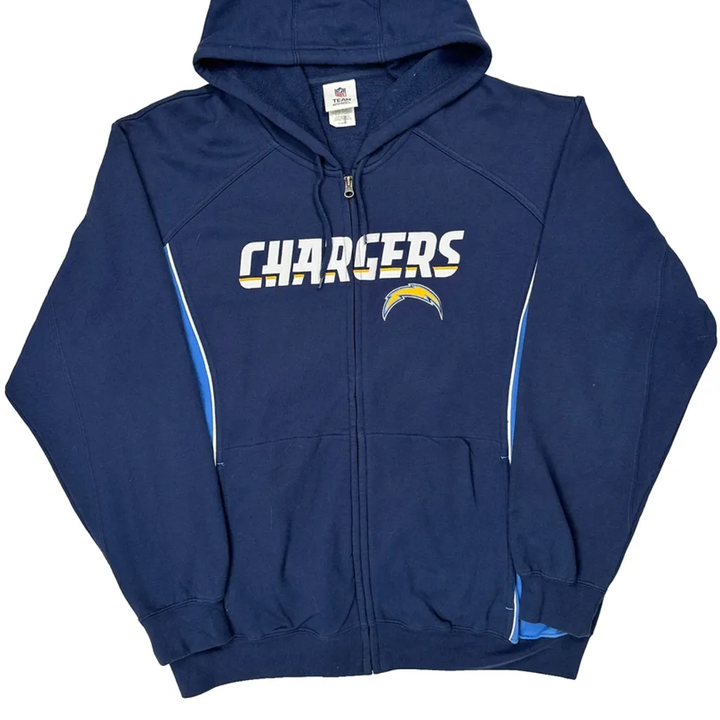 Chargers Nfl Hoodie - XL Blue Cotton - Image 7
