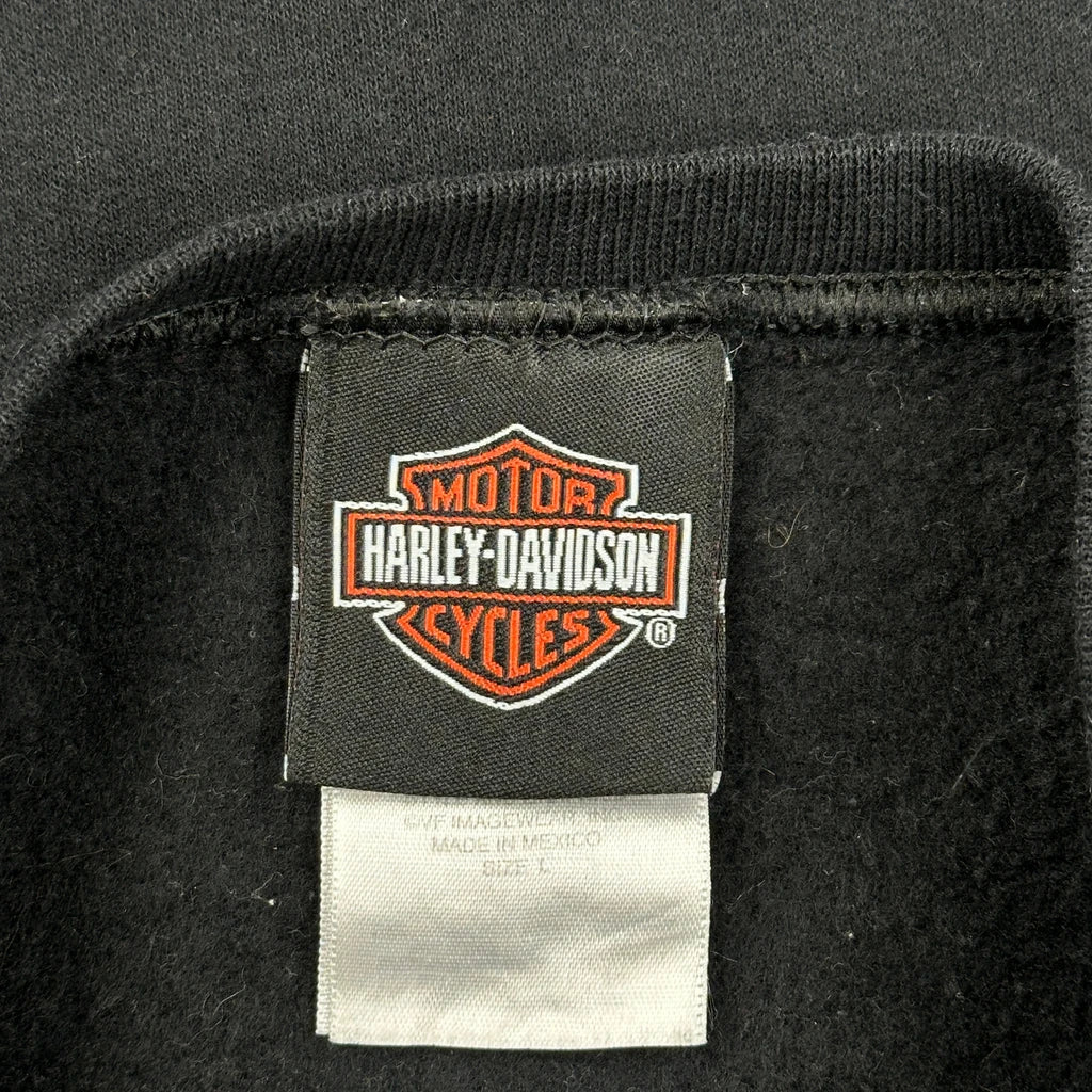 Charlie'S Harley-Davidson Harley Davidson Graphic Zip Up - Large Black Cotton - Image 3