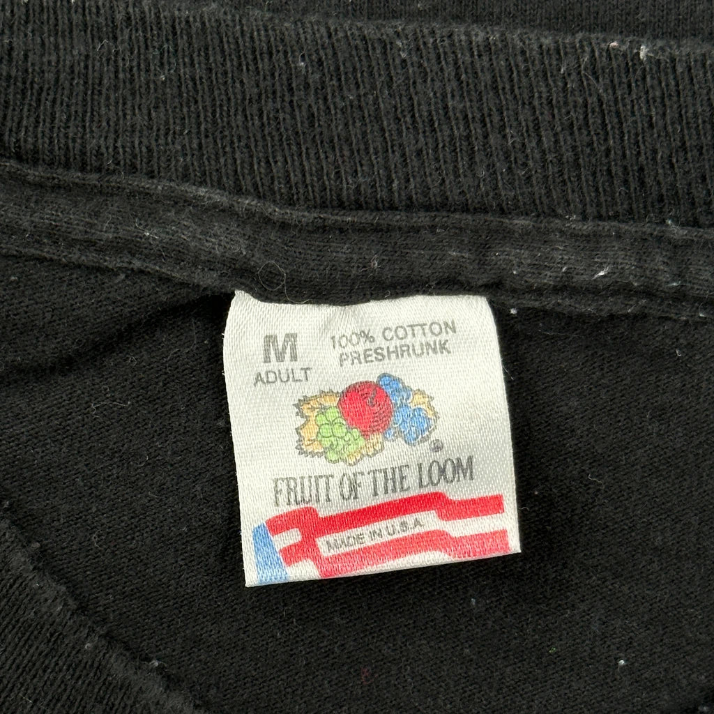 Charlotte Motor Speedway Fruit Of The Loom Graphic T-Shirt - Medium Black Cotton - Image 3
