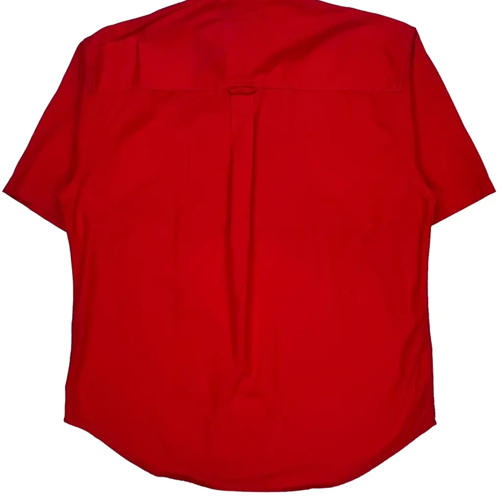 Chase Authentics Short Sleeve Shirt - XL Red Cotton - Image 6