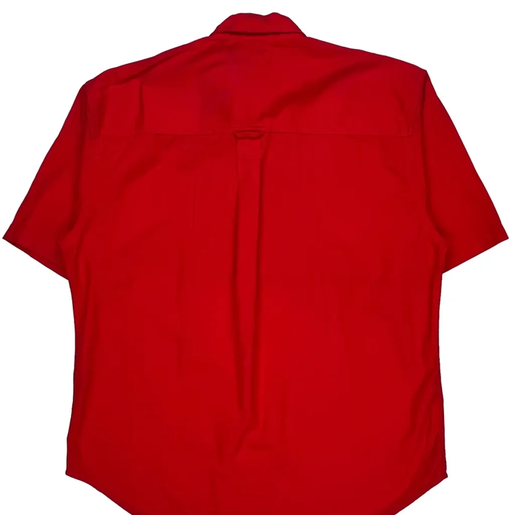 Chase Authentics Short Sleeve Shirt - XL Red Cotton - Image 7