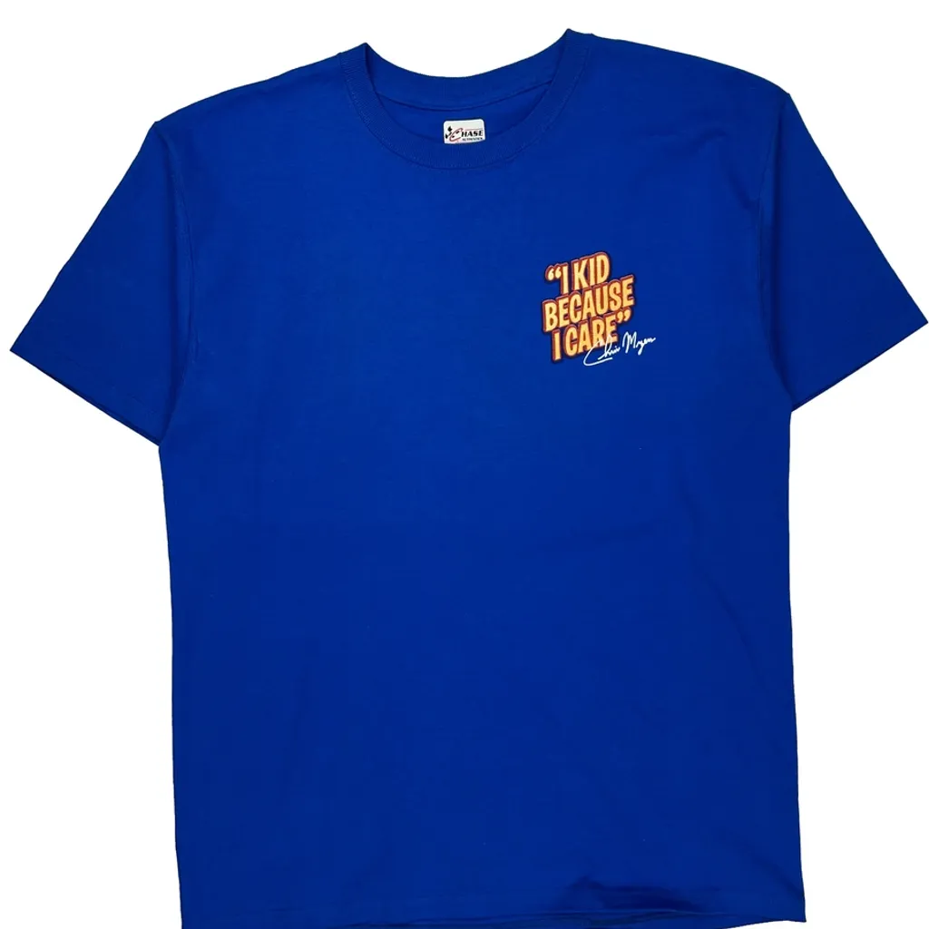 Chase Authentics Nascar T-Shirt - Large Blue Cotton - Image 4