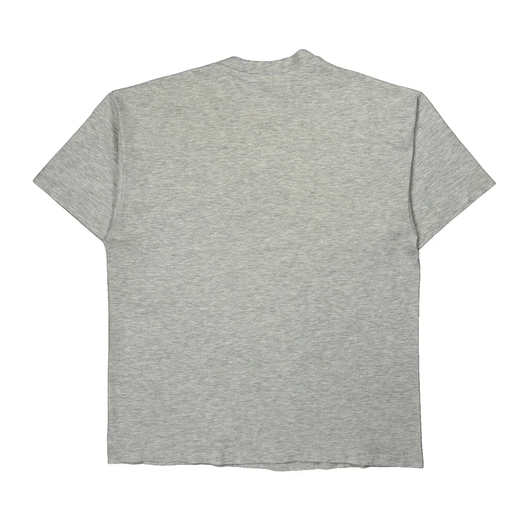 Cheers Last Call Hanes Graphic T-Shirt - XL Grey Cotton - Image 2