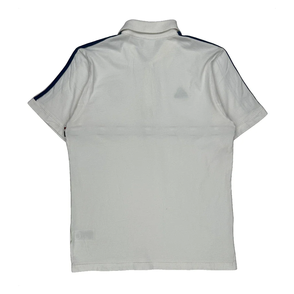 Chelsea Adidas Football Shirt - Medium White Cotton - Image 2