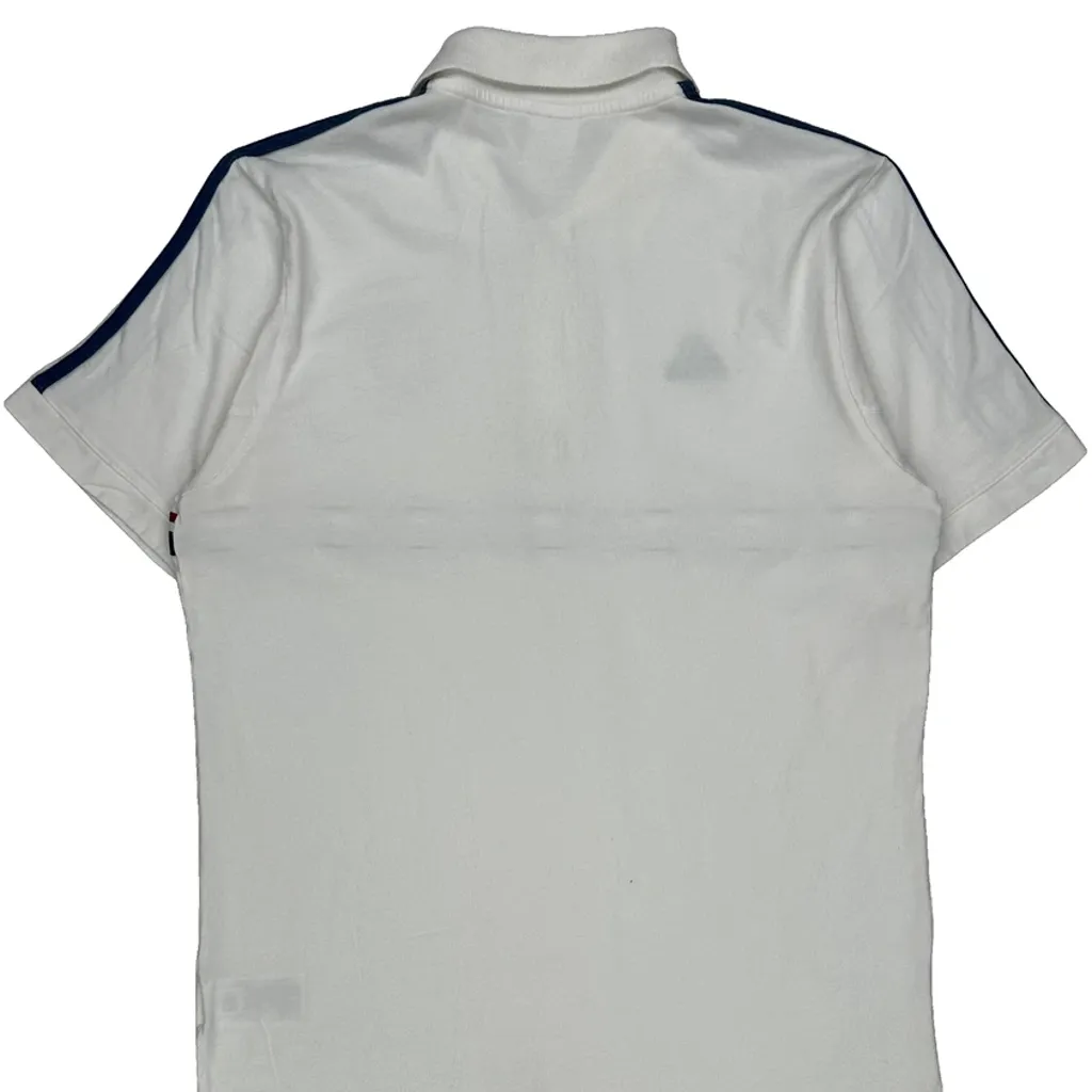 Chelsea Adidas Football Shirt - Medium White Cotton - Image 7