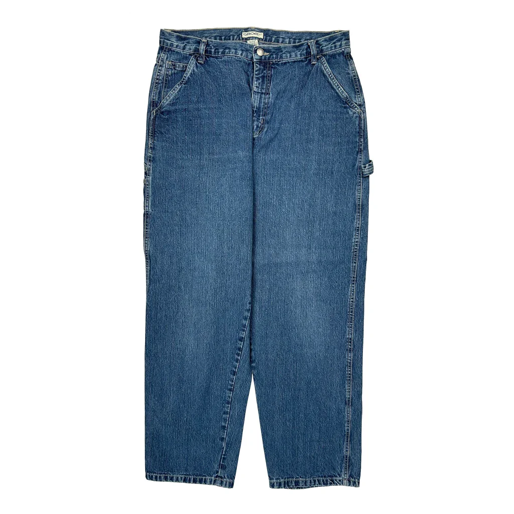 Cherokee Carpenter Jeans - 33W UK 16 Blue Cotton - Image 2