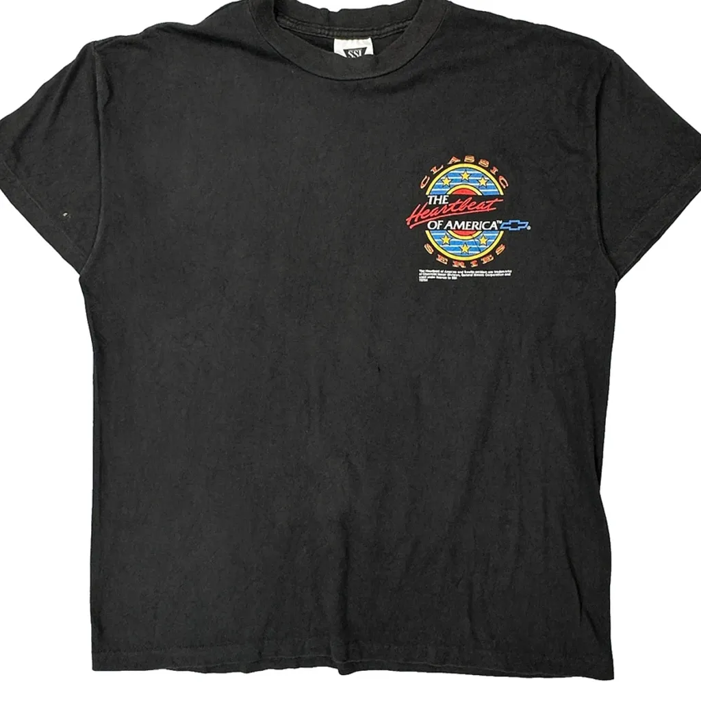 Chevy Ssi Single Stitch T-Shirt - XL Black Cotton - Image 4
