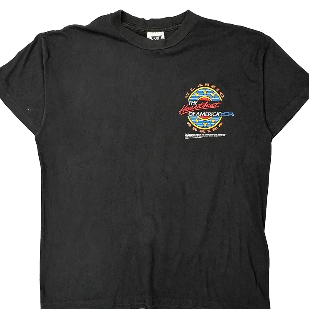 Chevy Ssi Single Stitch T-Shirt - XL Black Cotton - Image 5