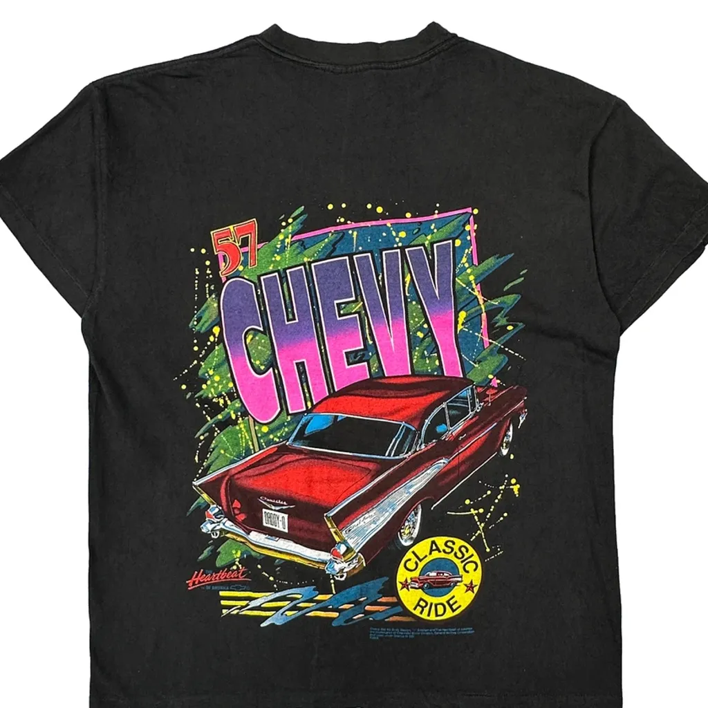 Chevy Ssi Single Stitch T-Shirt - XL Black Cotton - Image 6