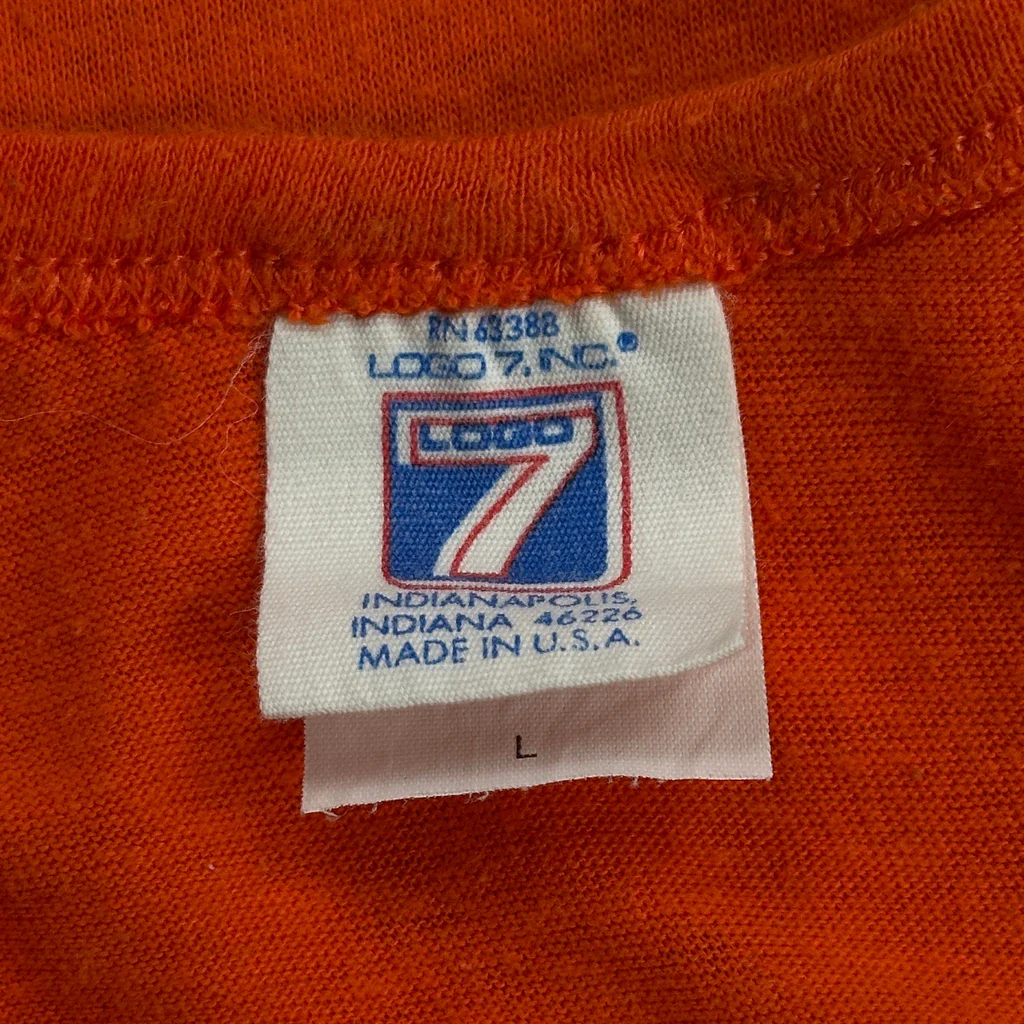 Chicago Bears Logo Athletics Nfl Vest - Large Orange Cotton - Image 3