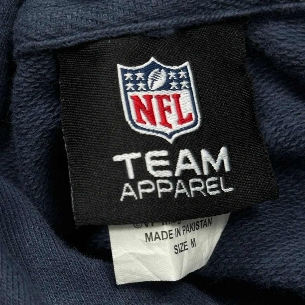 Chicago Bears Nfl Hoodie - Medium Blue Cotton - Image 3