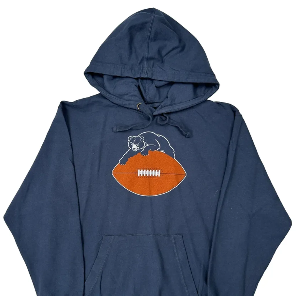 Chicago Bears Nfl Hoodie - Medium Blue Cotton - Image 4