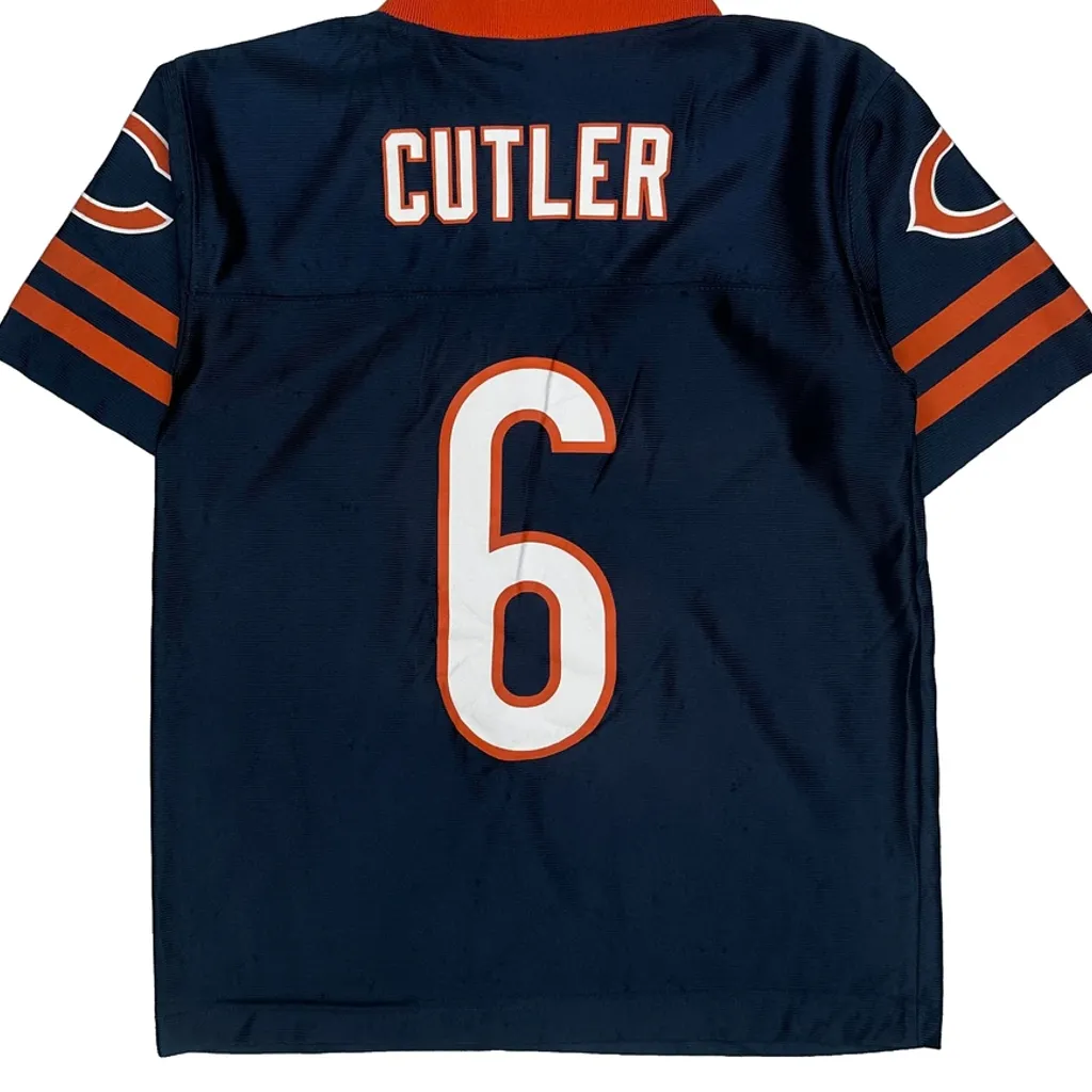 Chicago Bears Nfl Jersey - Medium Navy Polyester - Image 7