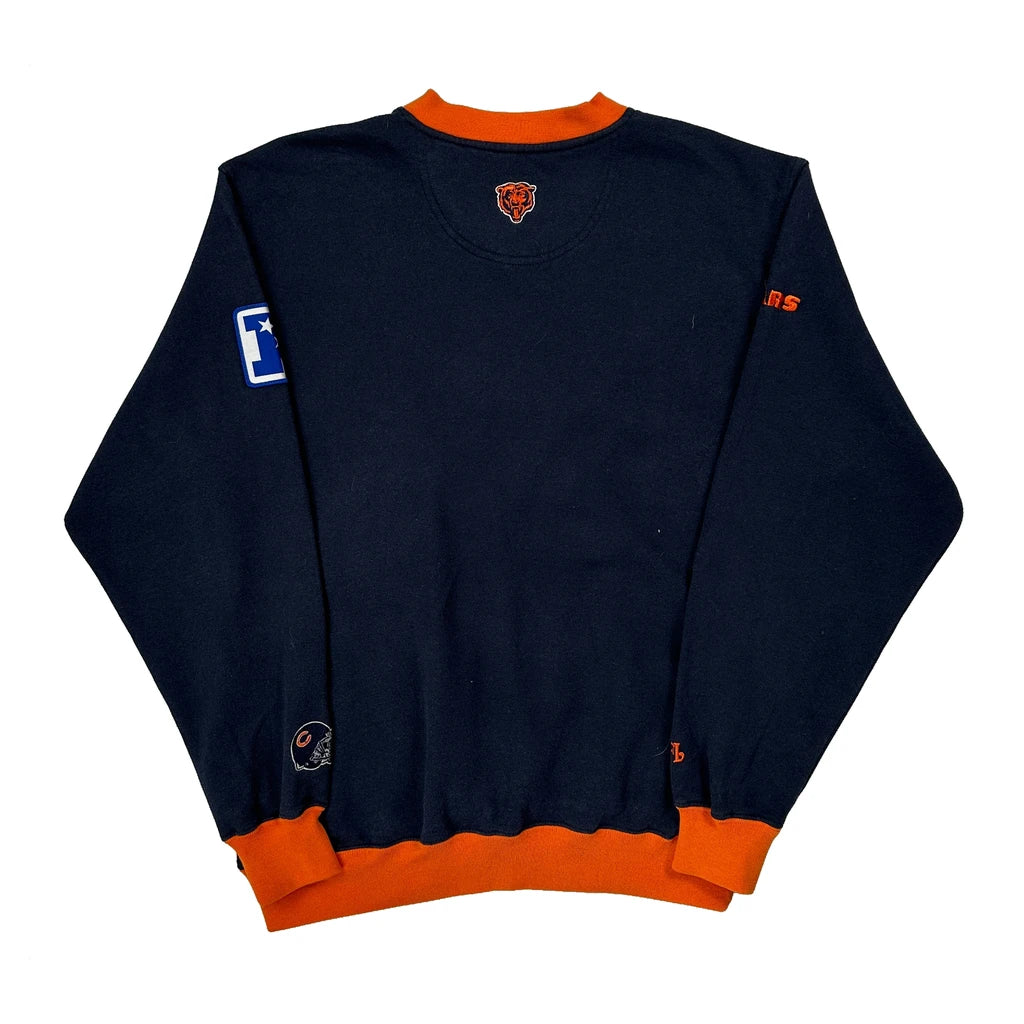 Chicago Bears Nfl Sweatshirt - Medium Navy Cotton - Image 2