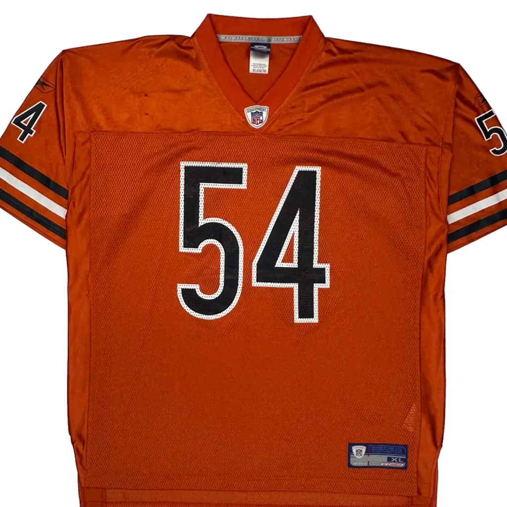 Chicago Bears Reebok Nfl Jersey - XL Orange Polyester - Image 4