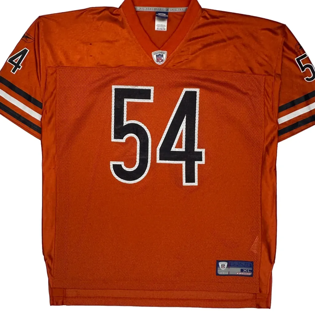 Chicago Bears Reebok Nfl Jersey - XL Orange Polyester - Image 5