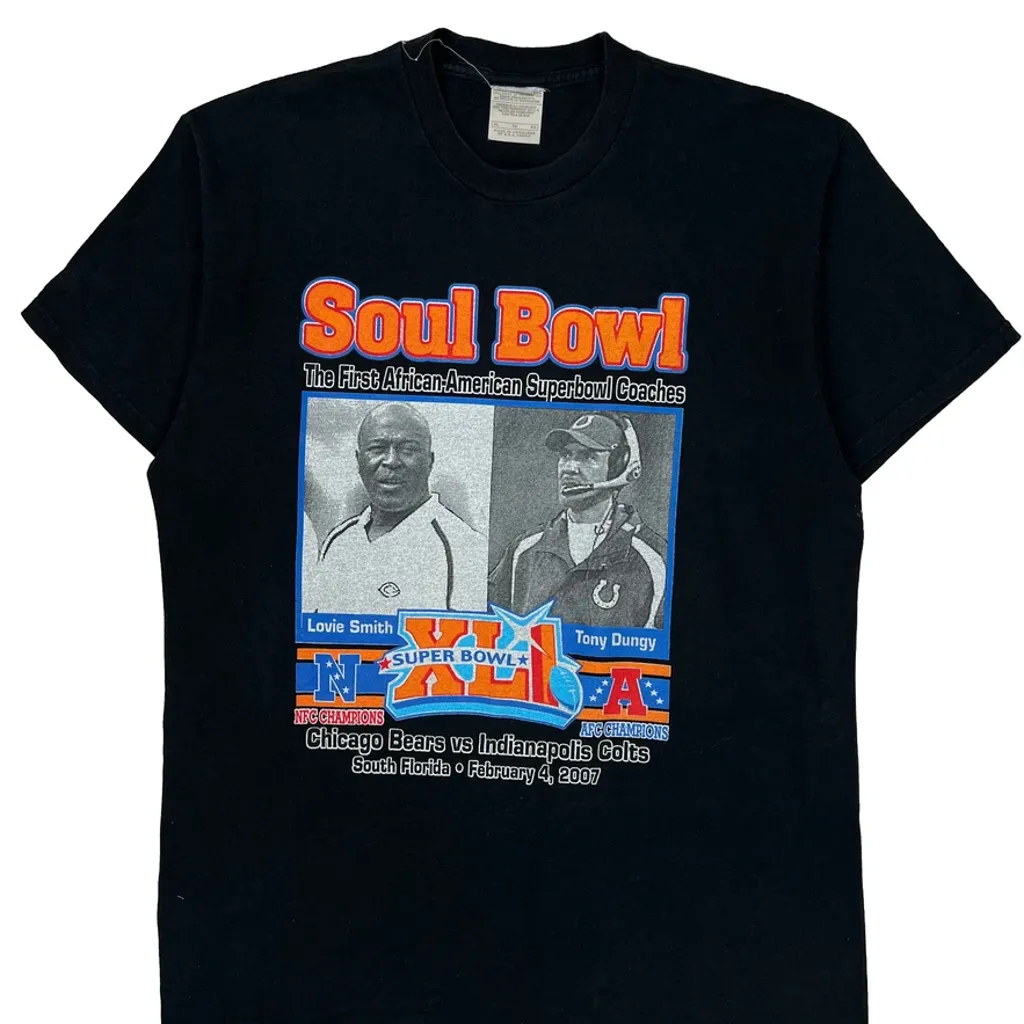 Chicago Bears Vs Indianapolis Colts Nike Graphic T-Shirt - XL Black Cotton - Image 4