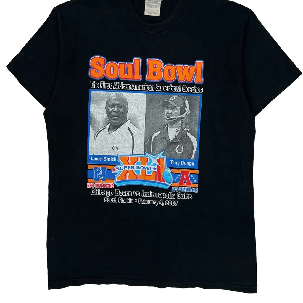Chicago Bears Vs Indianapolis Colts Nike Graphic T-Shirt - XL Black Cotton - Image 5