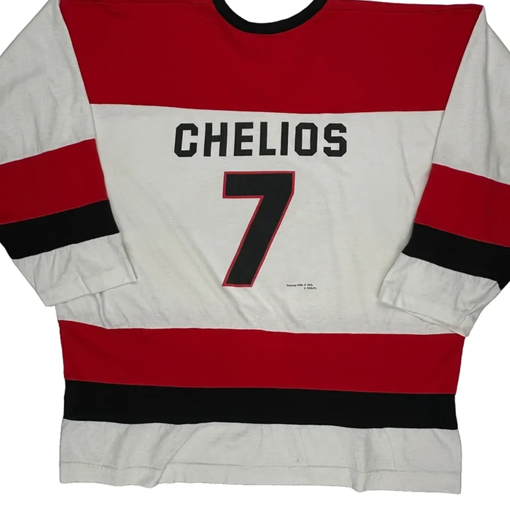 Chicago Blackhawks Nutmeg Made In USA Jersey - XL White Cotton - Image 7