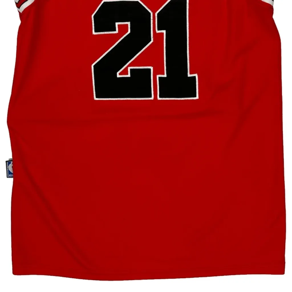 Chicago Bulls Adidas #21 Butler Jersey - Medium Red Polyester - Image 7