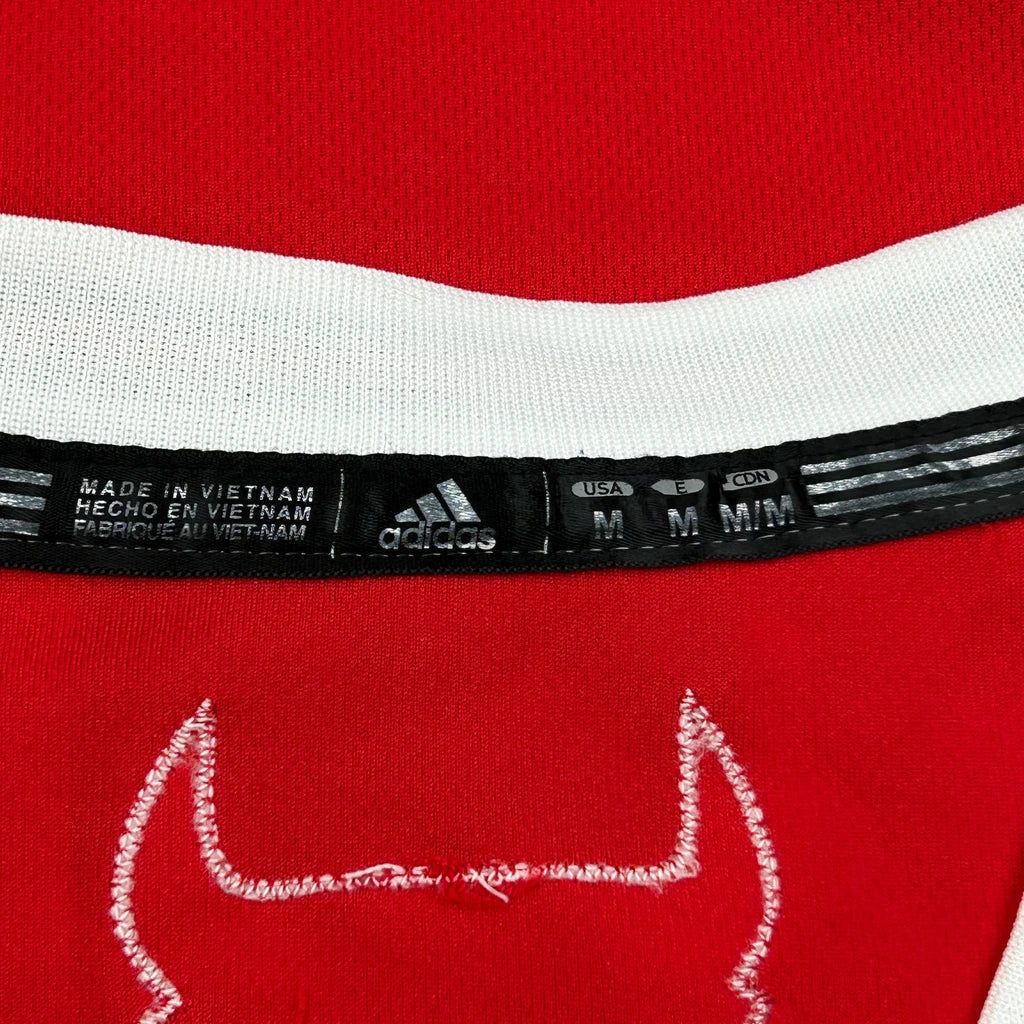 Chicago Bulls Adidas Nba Jersey - Medium Red Polyester - Image 3