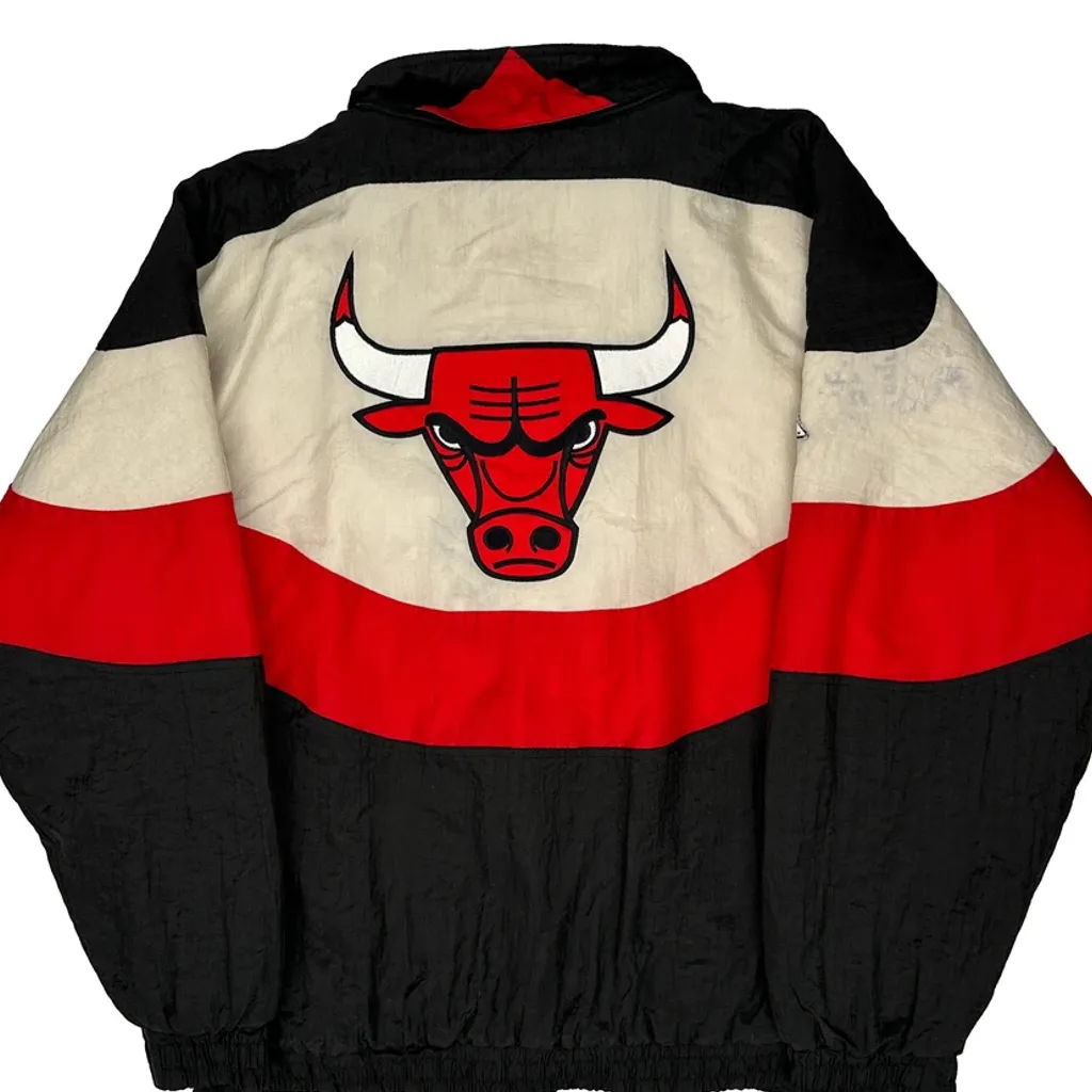 Chicago Bulls Apex One Nba Windbreaker - Large Black Nylon - Image 6