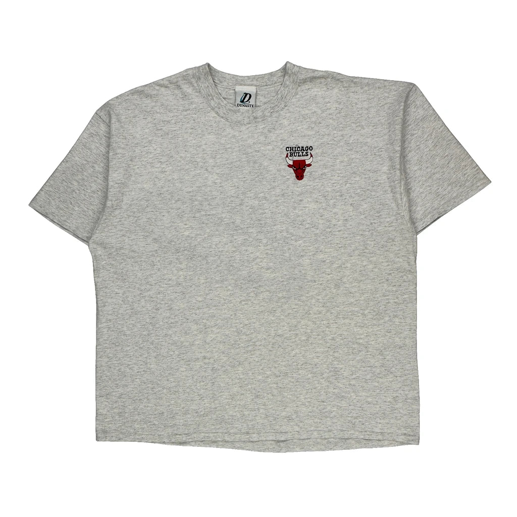 Chicago Bulls Dynasty Nba T-Shirt - XL Gray Cotton