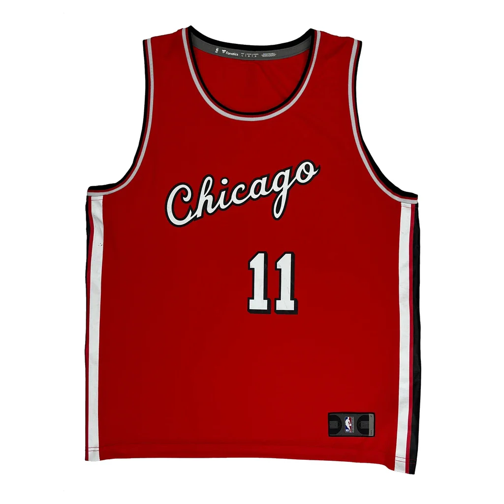 Chicago Bulls Fanatics Nba Jersey - Large Red Polyester