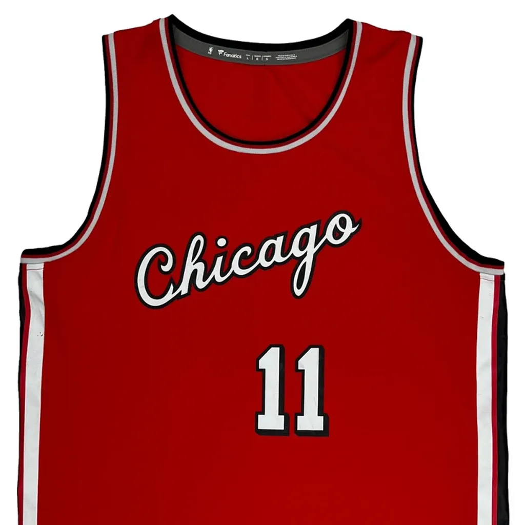 Chicago Bulls Fanatics Nba Jersey - Large Red Polyester - Image 4