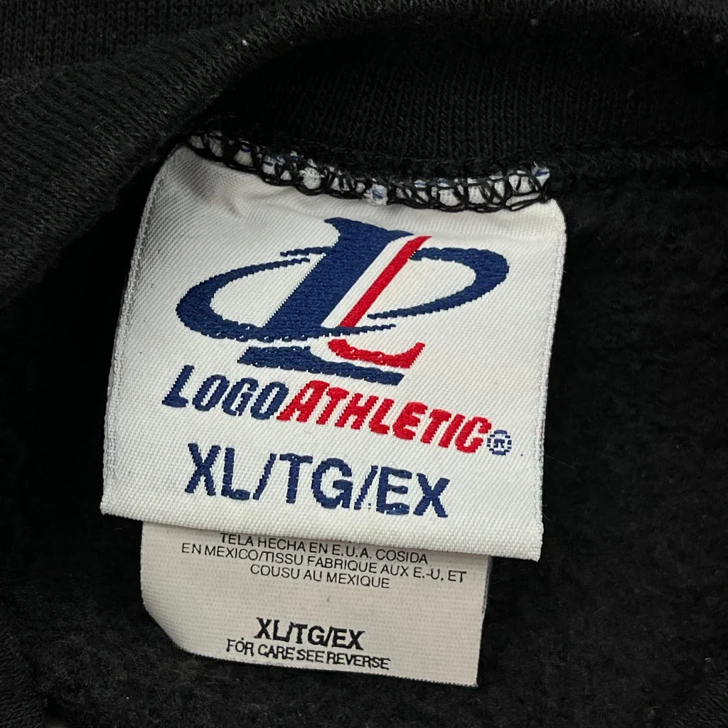 Chicago Bulls Logo Athletics Nba Sweatshirt - XL Black Cotton - Image 3