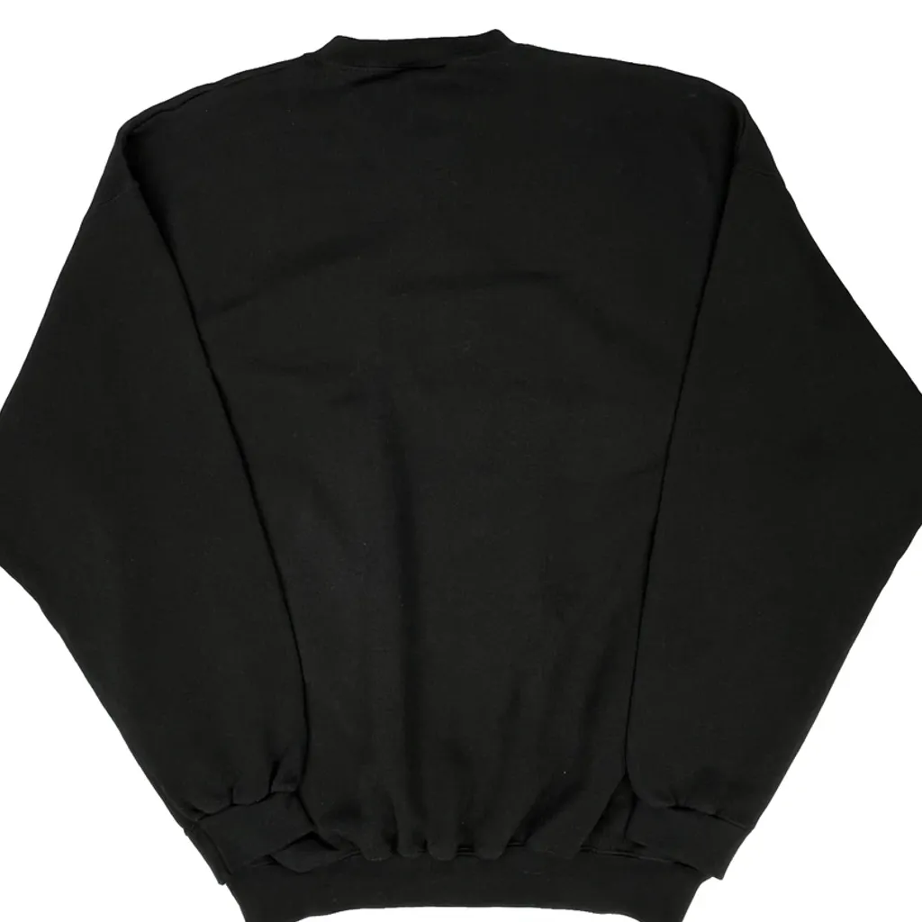 Chicago Bulls Logo Athletics Nba Sweatshirt - XL Black Cotton - Image 7