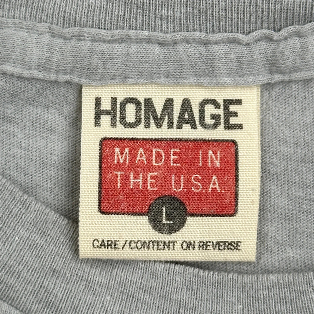 Chicago Cubs Homage Single Stitch T-Shirt - Large Grey Cotton - Image 3