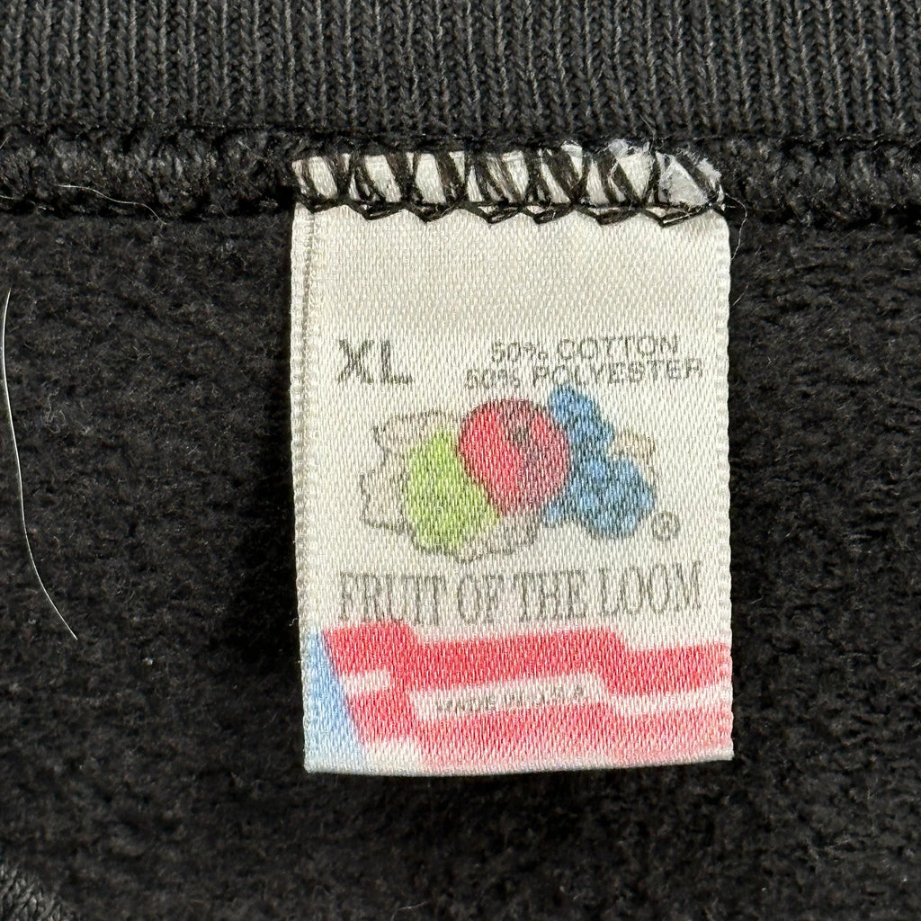 Chicago Fruit Of The Loom Graphic Sweatshirt - XL Black Cotton Blend - Image 3