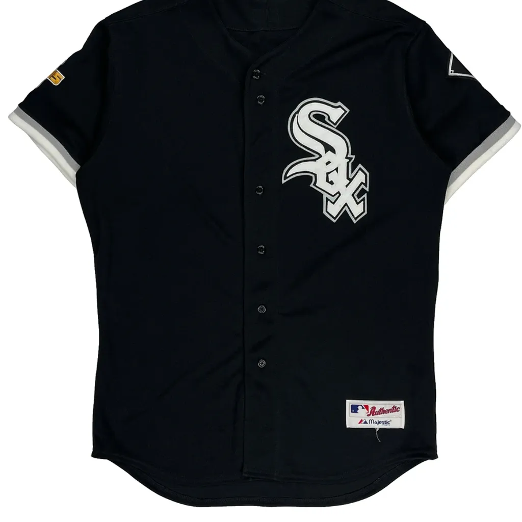 Chicago White Sox Majestic Mlb Jersey - Large Black Polyester - Image 6