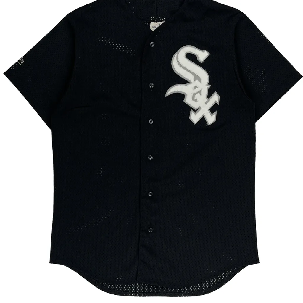 Chicago White Sox Majestic Mlb Jersey - Medium Black Polyester - Image 5