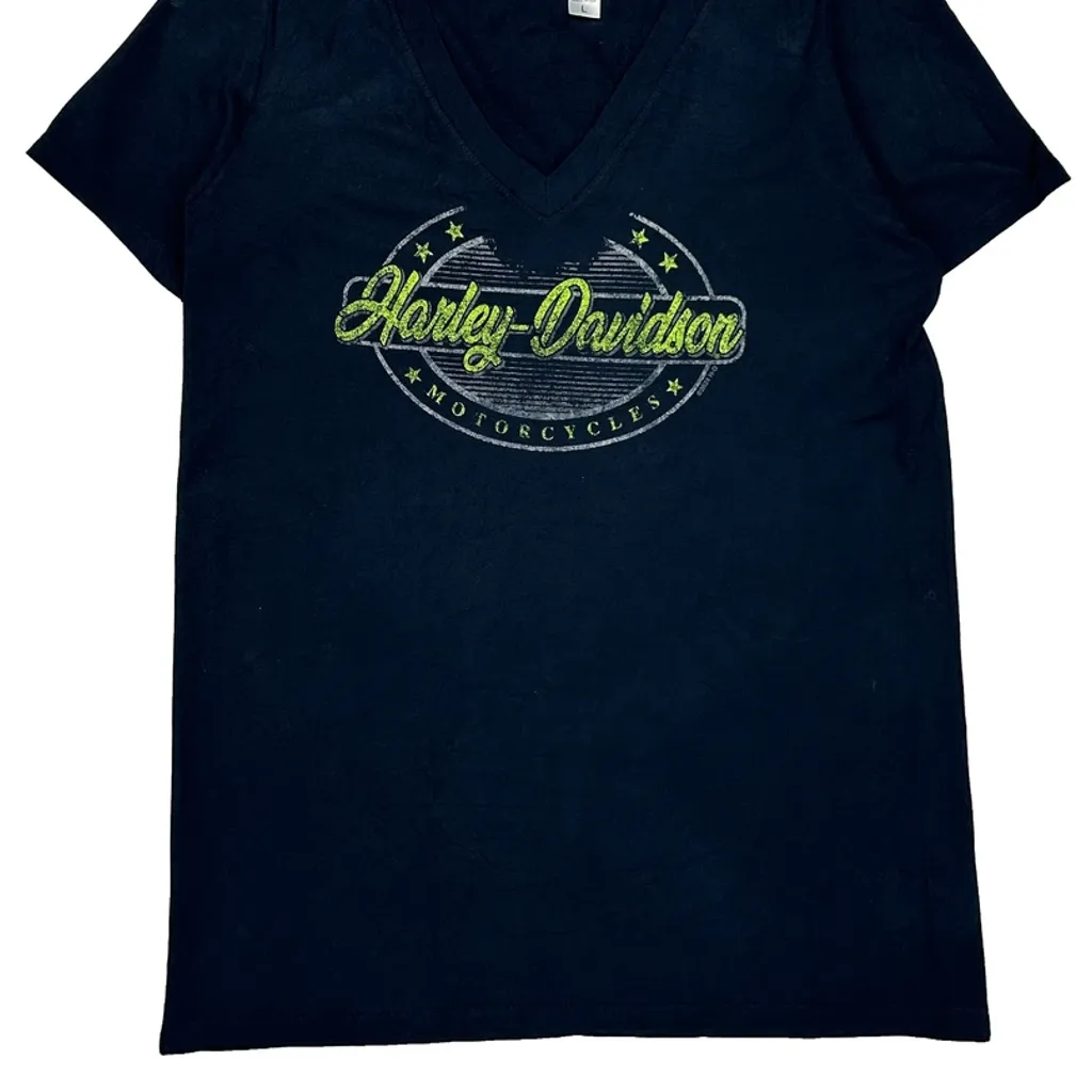Chimney Rock Harley Davidson T-Shirt - Large Black Cotton - Image 4