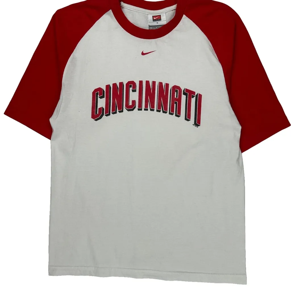 Cincinnati Nike College T-Shirt - Small Red Cotton - Image 4