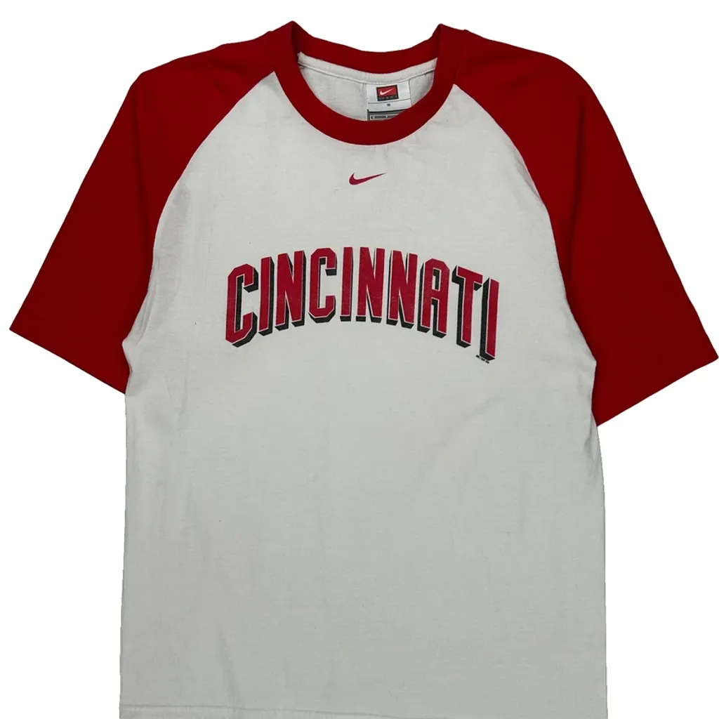Cincinnati Nike College T-Shirt - Small Red Cotton - Image 5