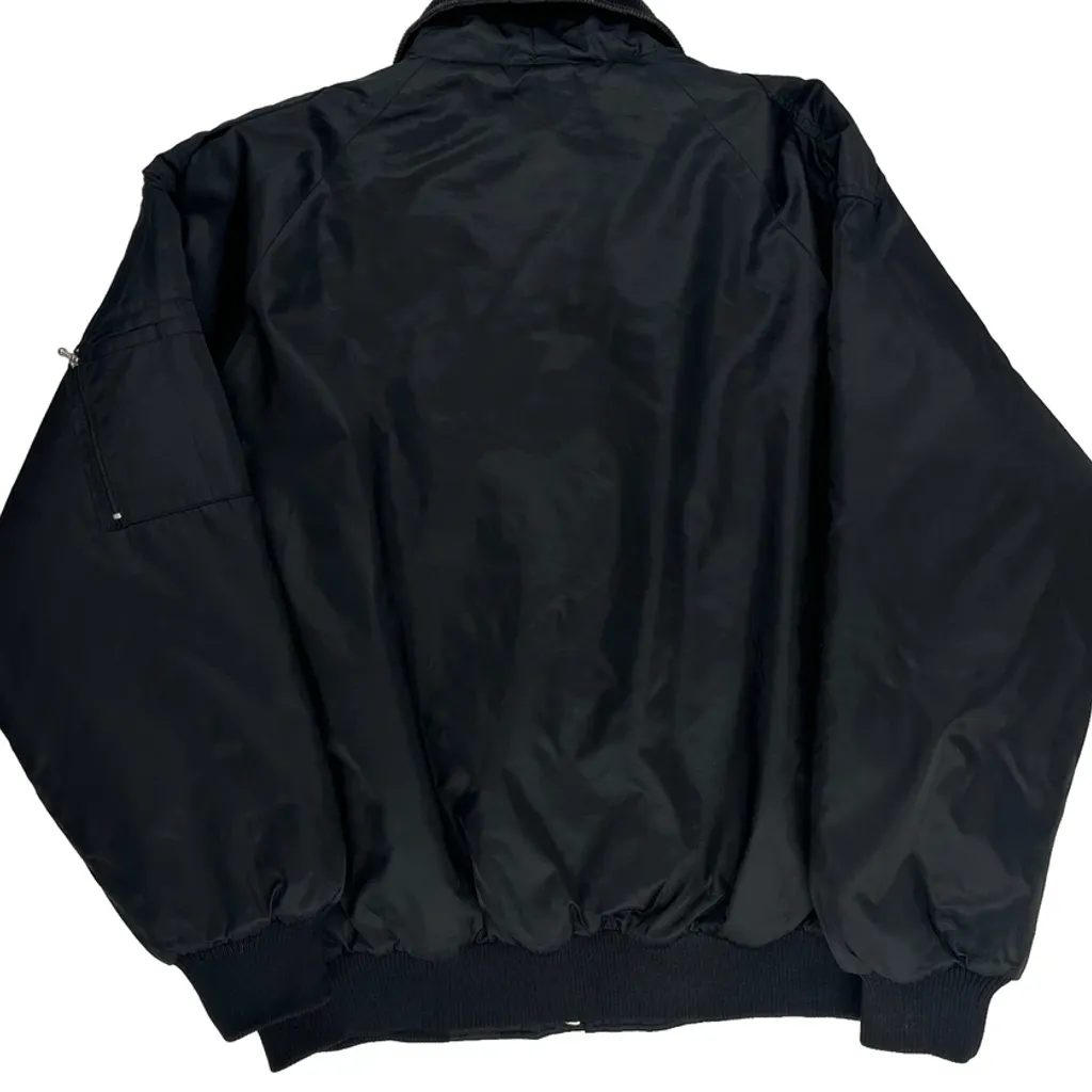 Cintas Bomber Jacket - Large Black Polyester - Image 6