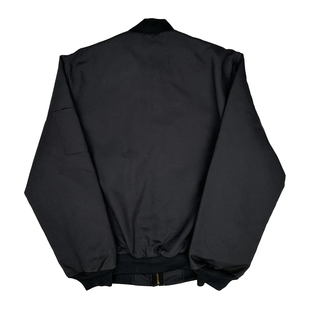 Cintas Work Bomber Jacket - Small Black Polyester - Image 2