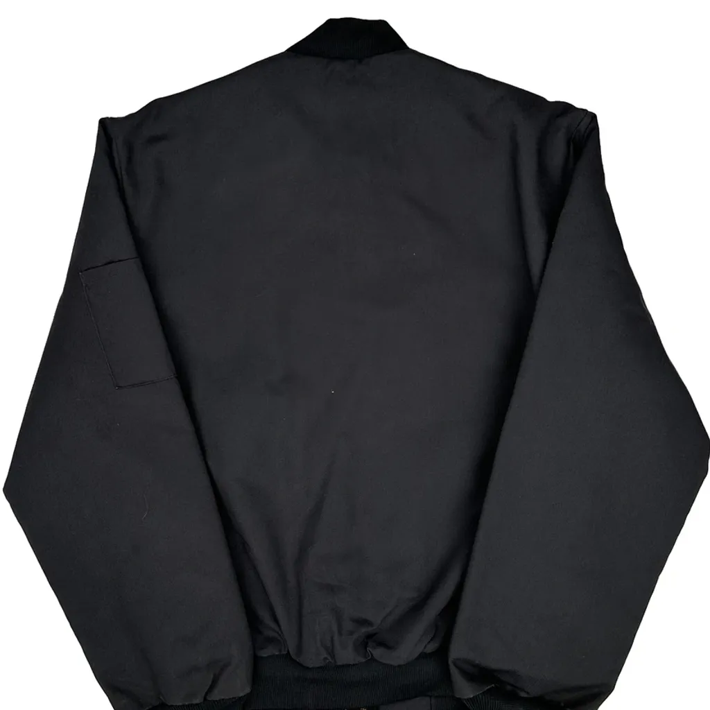 Cintas Work Bomber Jacket - Small Black Polyester - Image 7