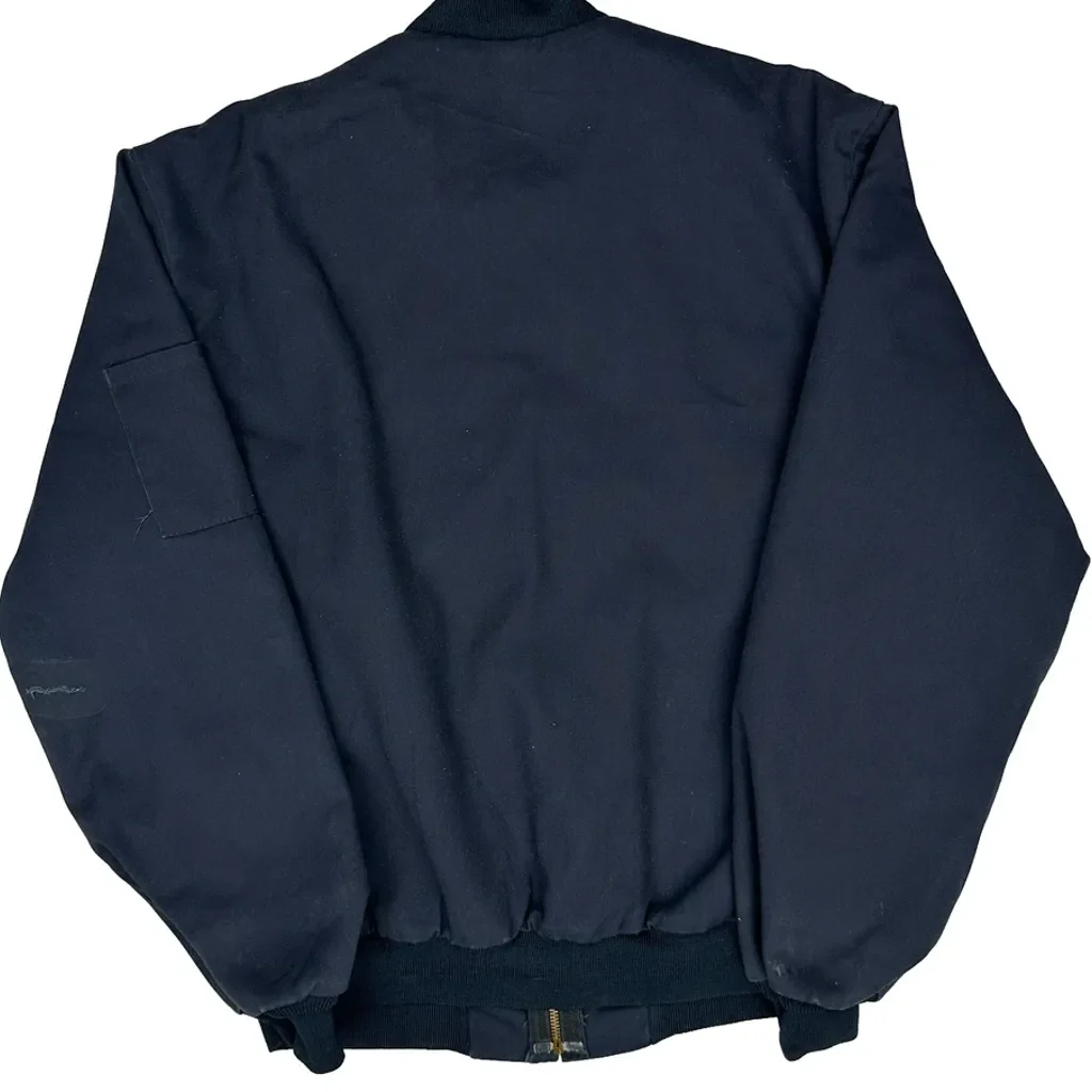 Cintas Work Bomber Jacket - Medium Navy Polyester - Image 6