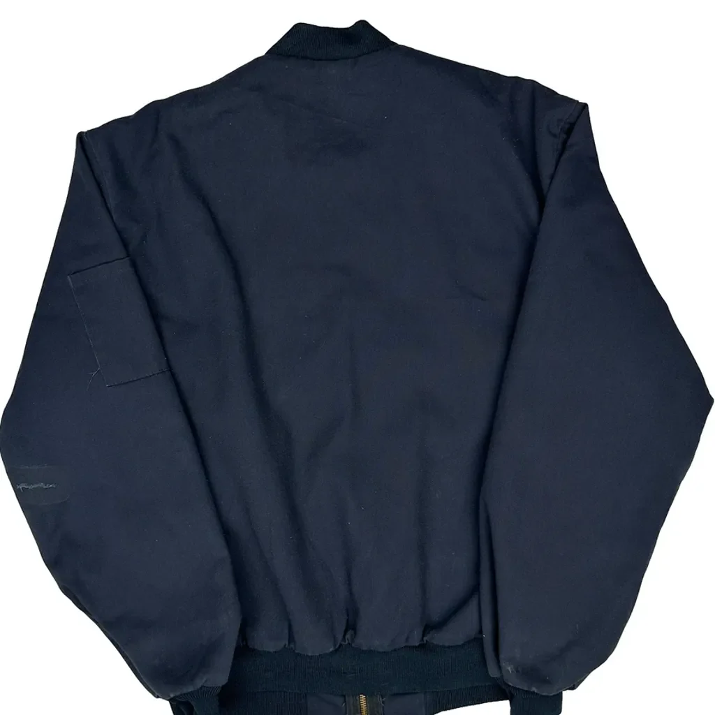 Cintas Work Bomber Jacket - Medium Navy Polyester - Image 7