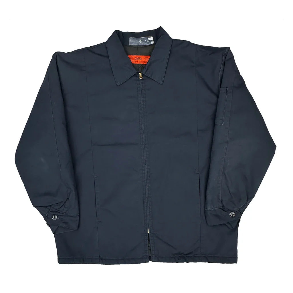 Cintas Work Jacket - Large Navy Polyester